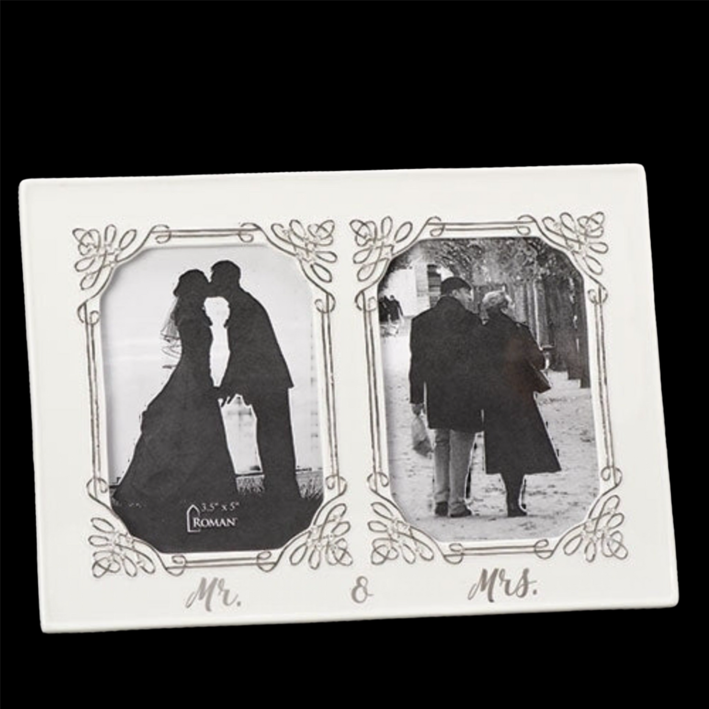 Roman MR & MRS Double Photo Frame