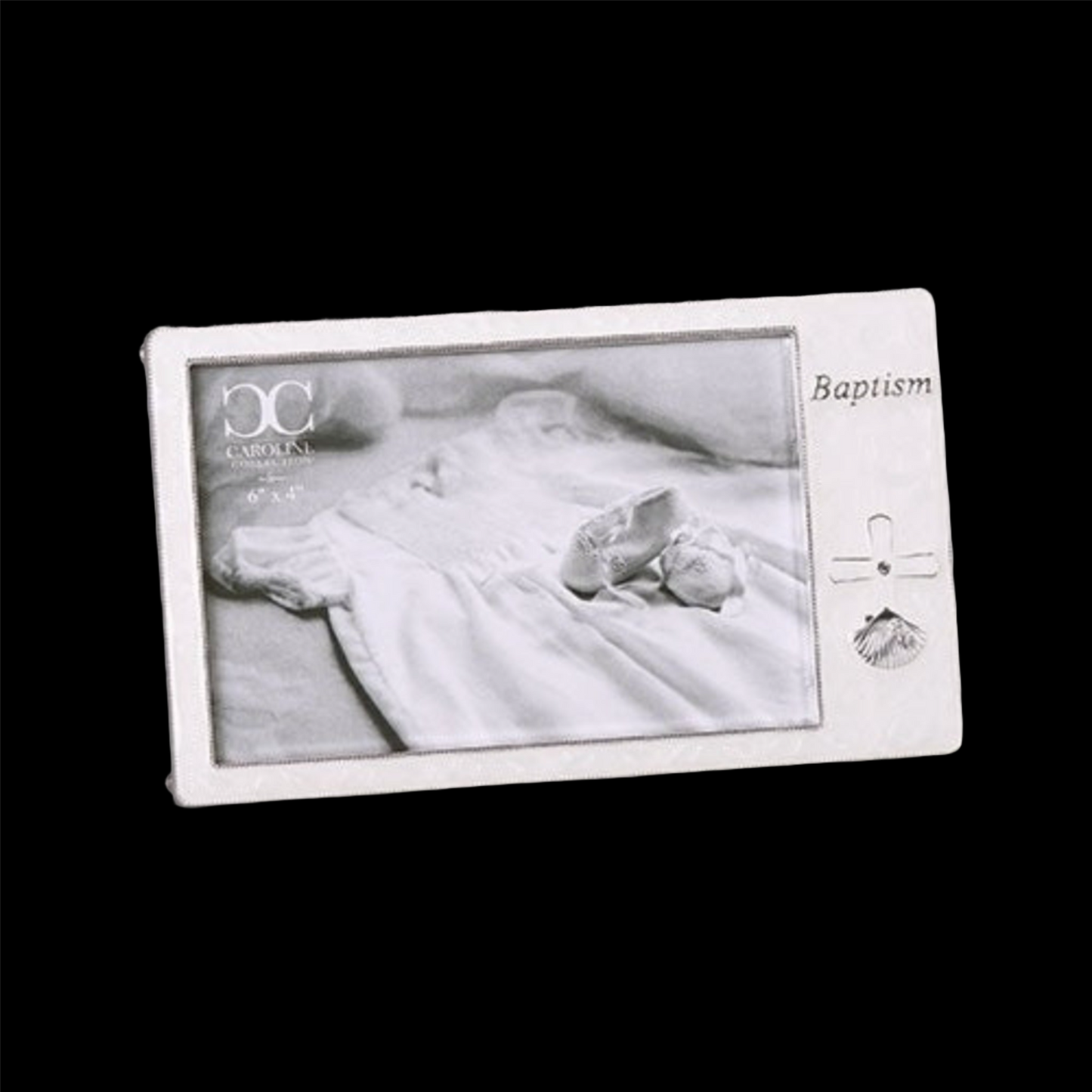 Roman Baptism Photo Frame 4x6