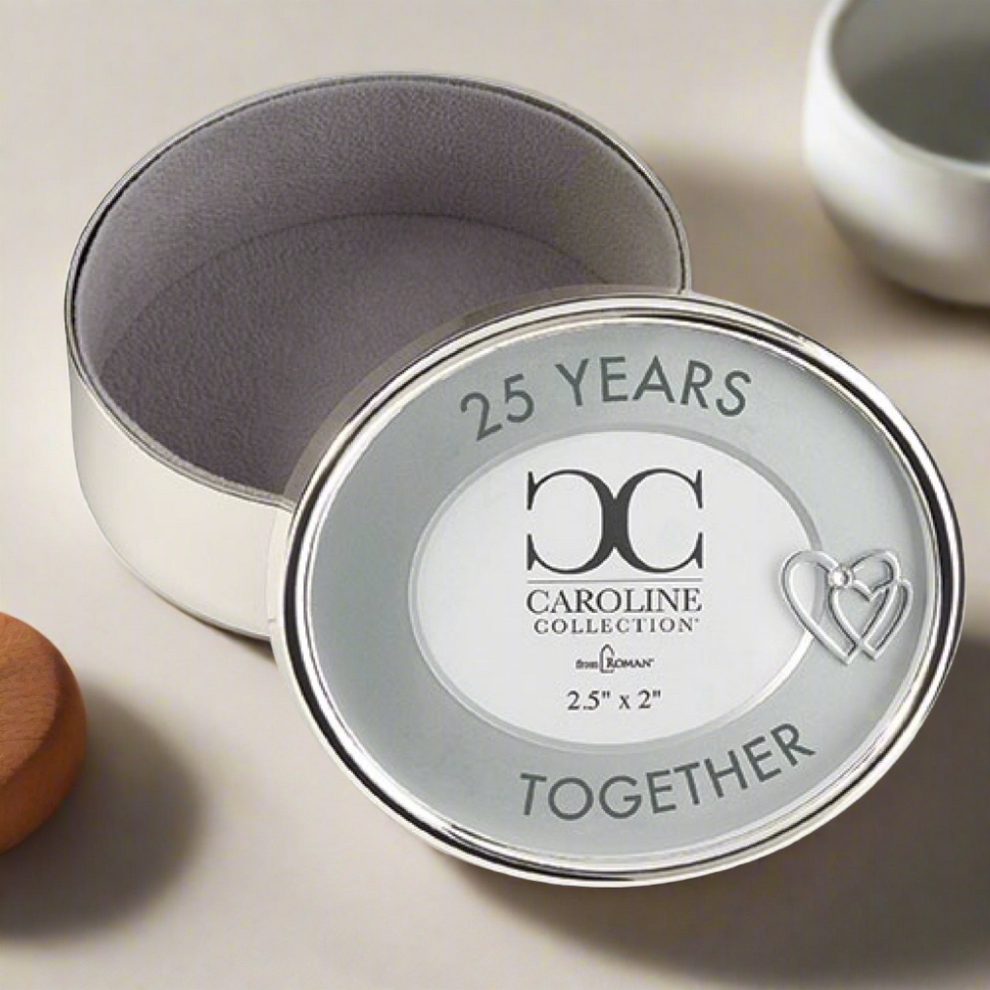 25 Years Together Photo Keepsake Box by Caroline Collection
