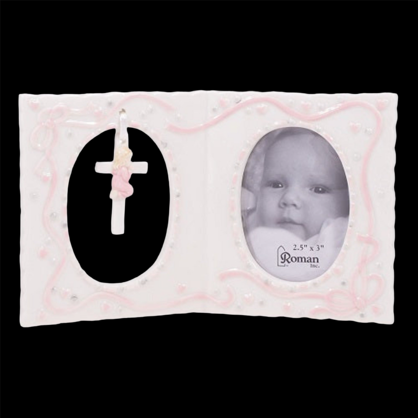 Roman Girl Frame With Cross