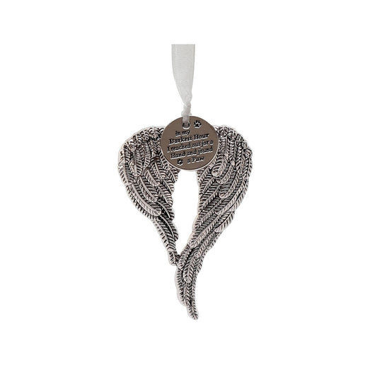 Angel Wings Ornament Loved Pet Izzy and Oliver