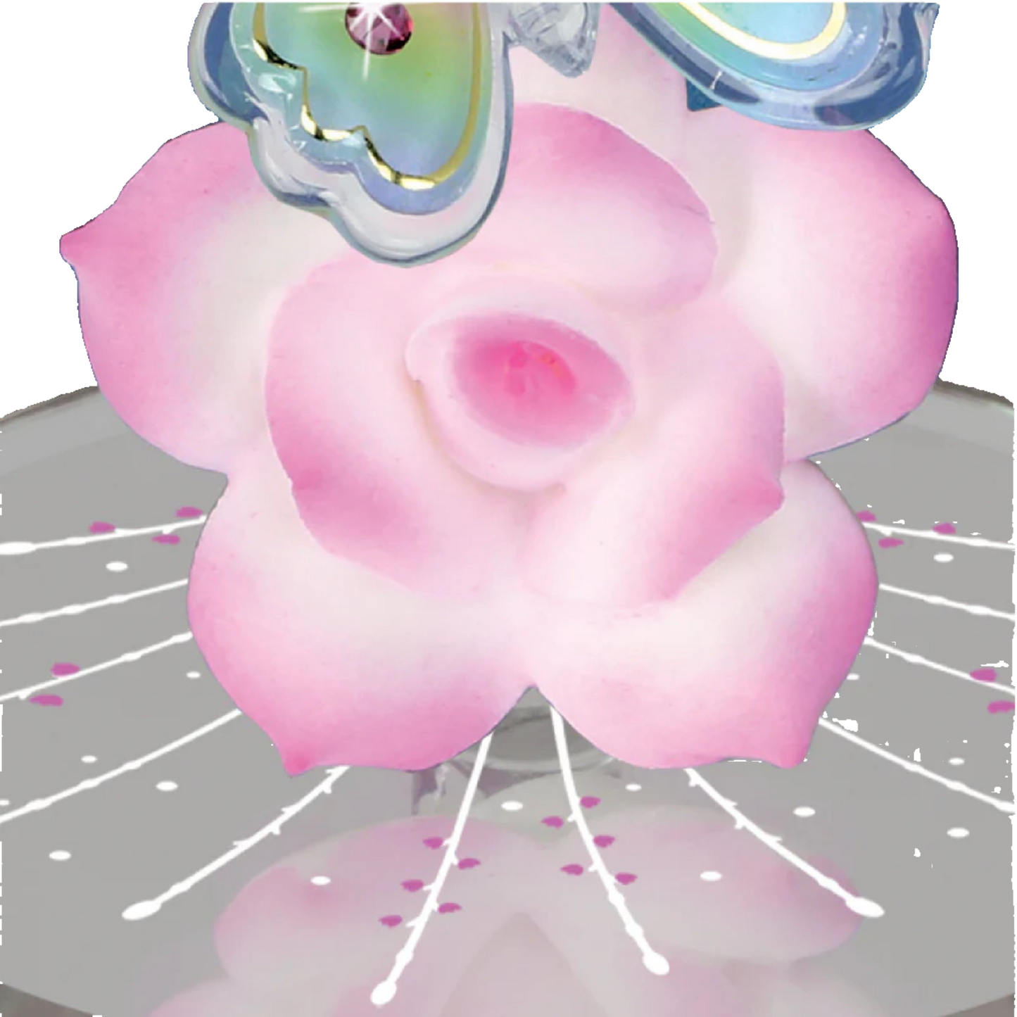 Butterfly Bedazzled Glass Figurine by Glass Baron