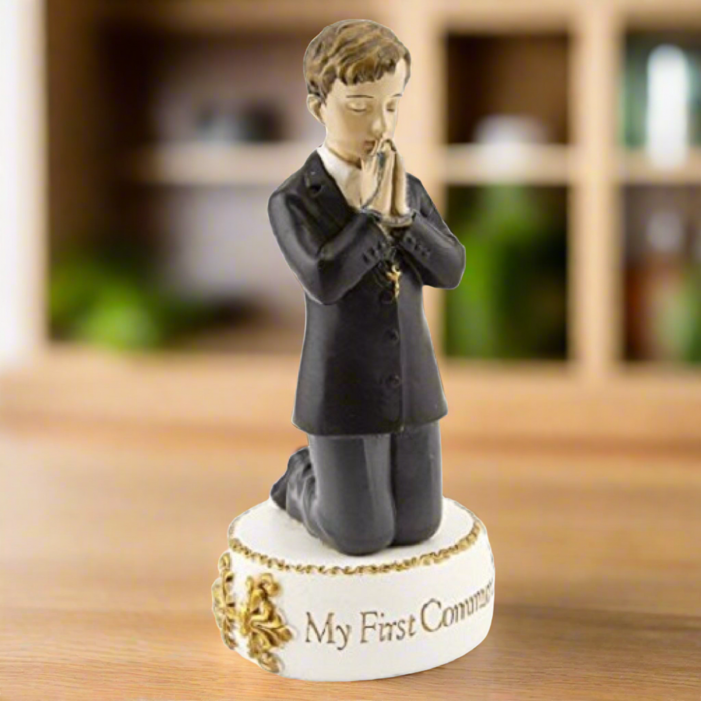 Boy "My First Communion" Figure Statue