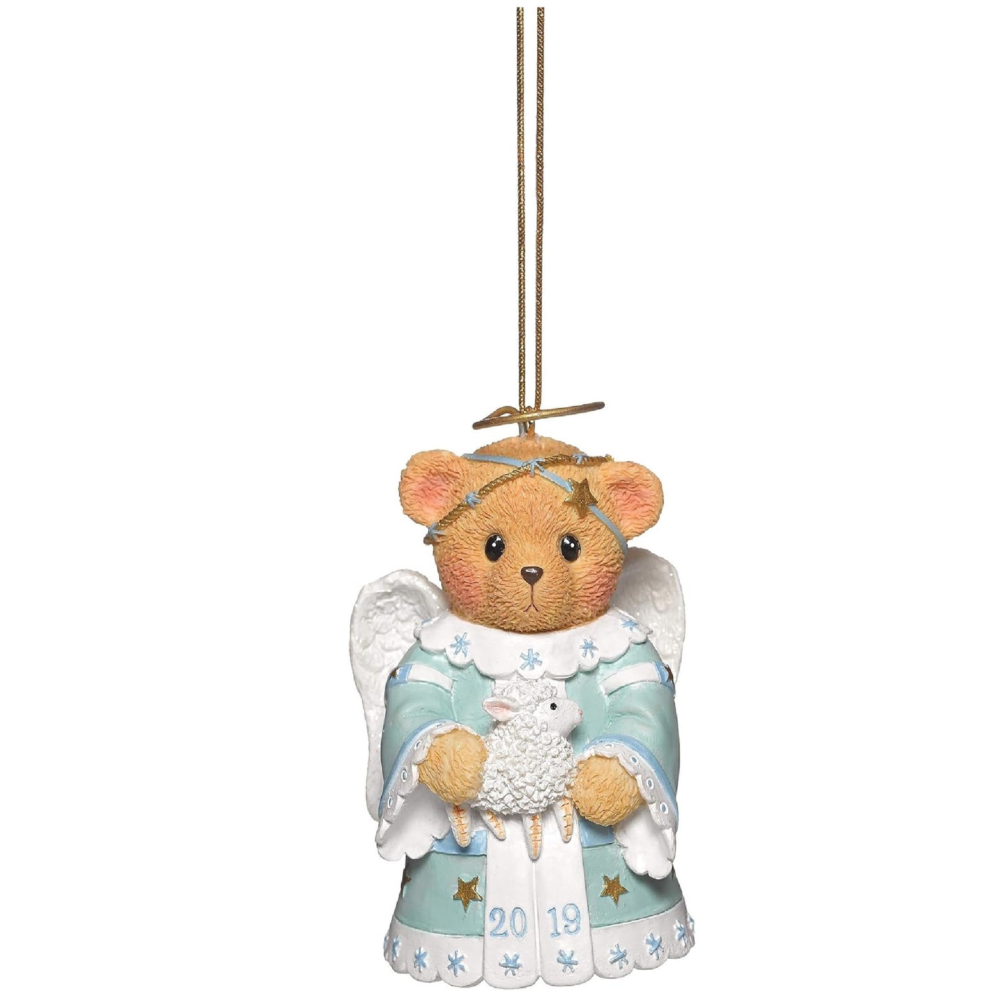 Cherished Teddies Angel Teddy 2019 Annual Bell Ornament Glen Hillman