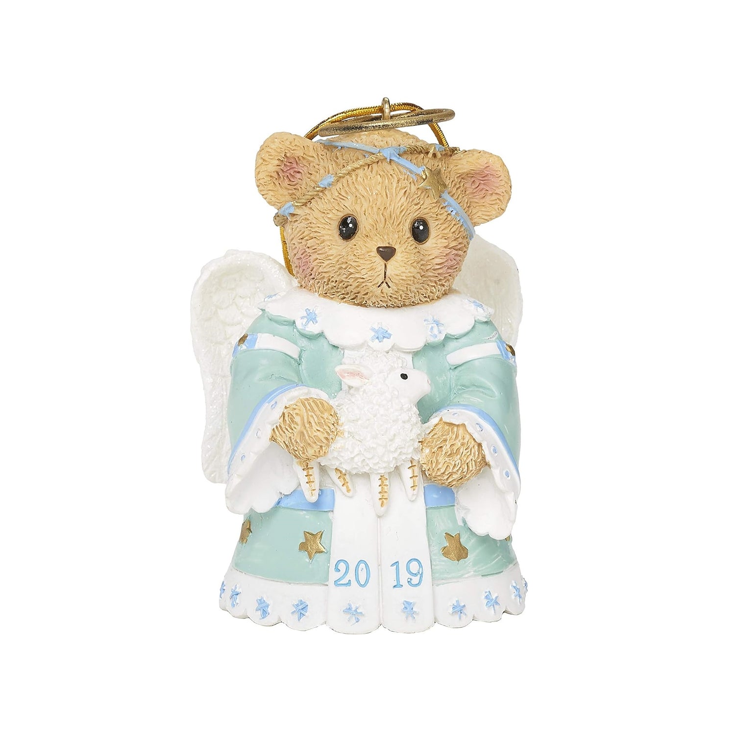 Cherished Teddies Angel Teddy 2019 Annual Bell Ornament Glen Hillman