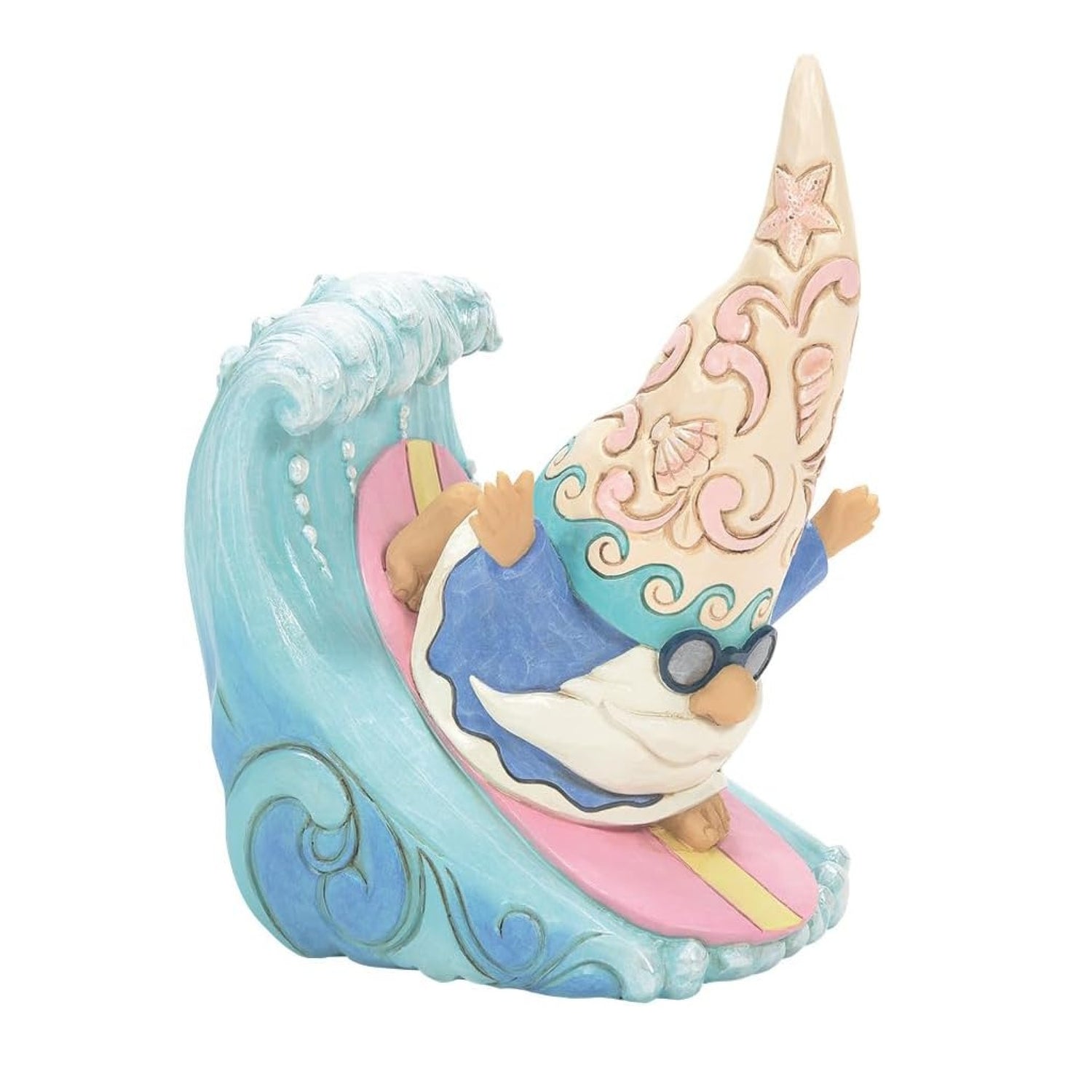 Coastal Gnome Surfing Figurine Jim Shore Heartwood Creek