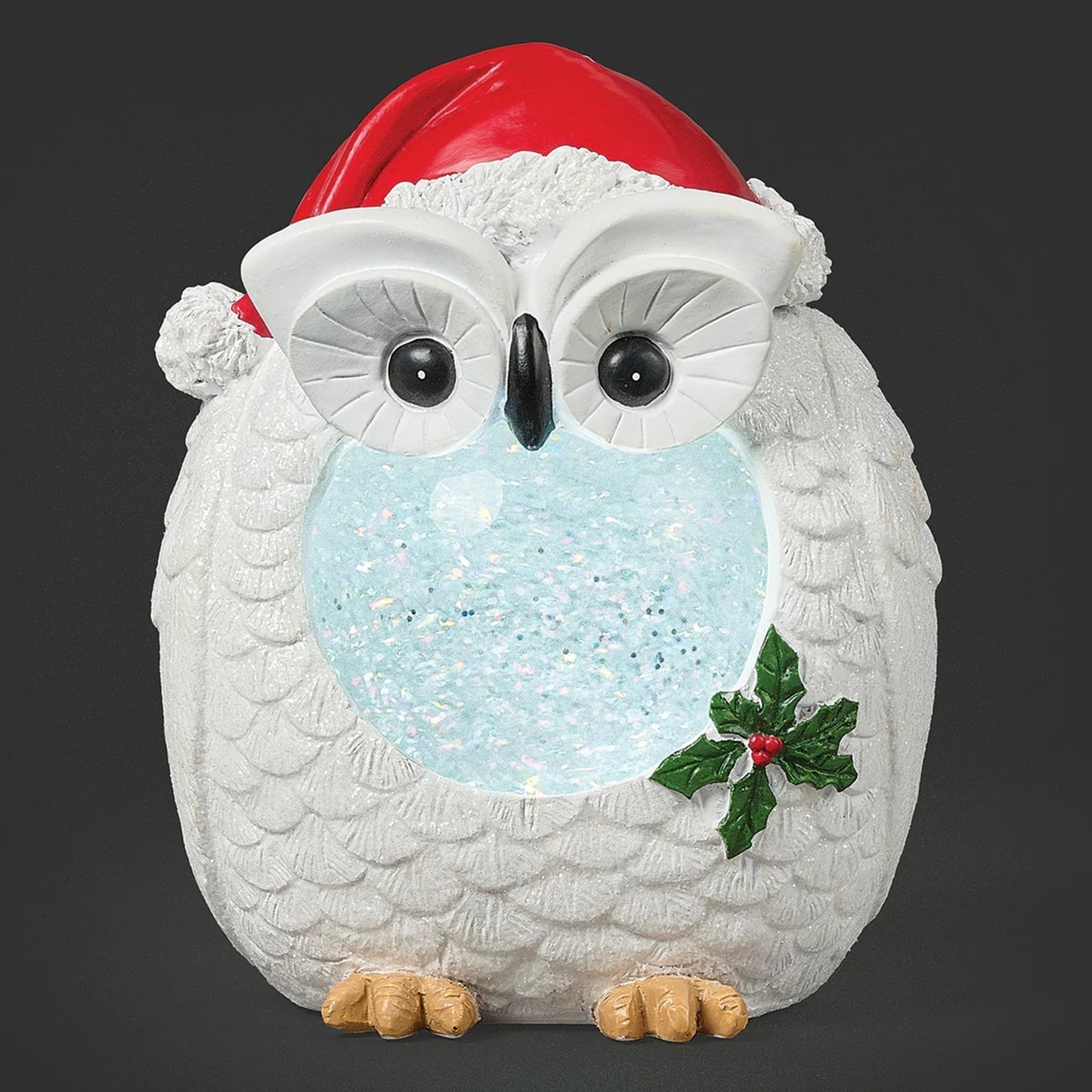 Confetti Lites Lighted Swirl White Owl by Roman