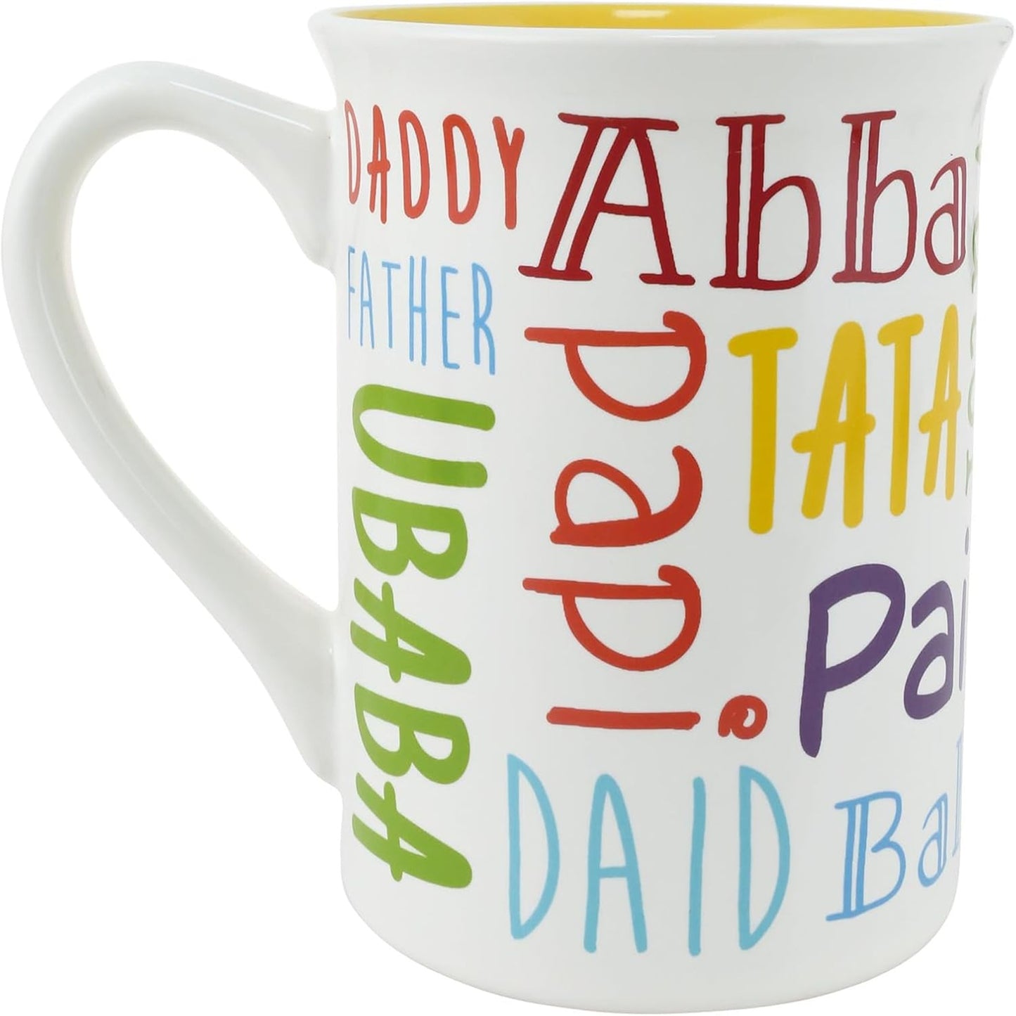 Enesco Our Name is Mud Dad Languages Coffee Mug, 16 Ounce