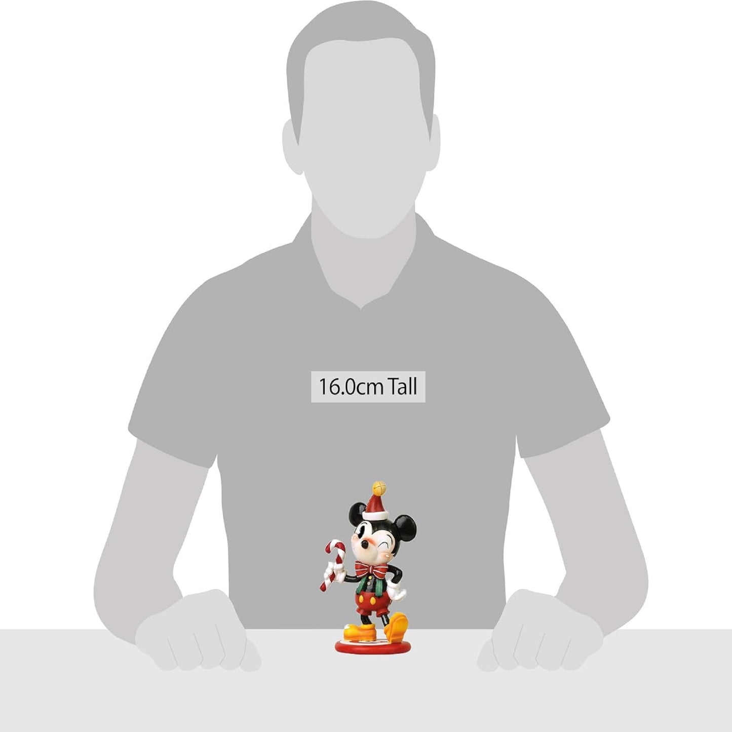 Enesco The World of Miss Mindy Christmas Mickey Mouse Figurine