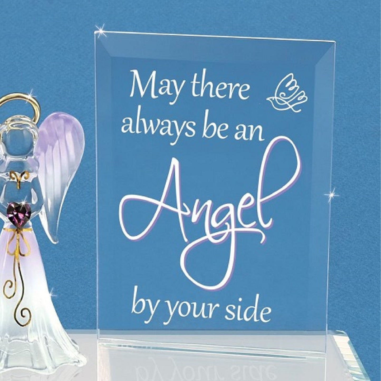 Glass Baron "Angel By Your Side" Angel Figurine