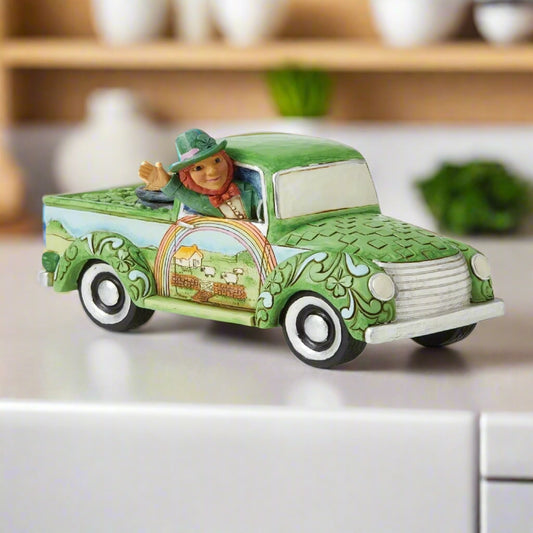 Heartwood Creek "Truckload of Luck" Figurine by Jim Shore