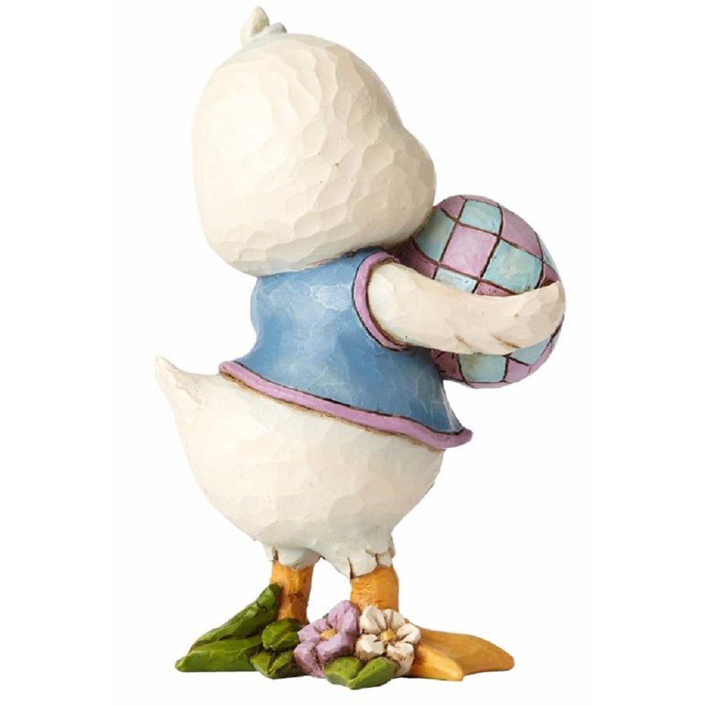 Jim Shore Heartwood Creek Collection Pint Sized Duck Holding Egg