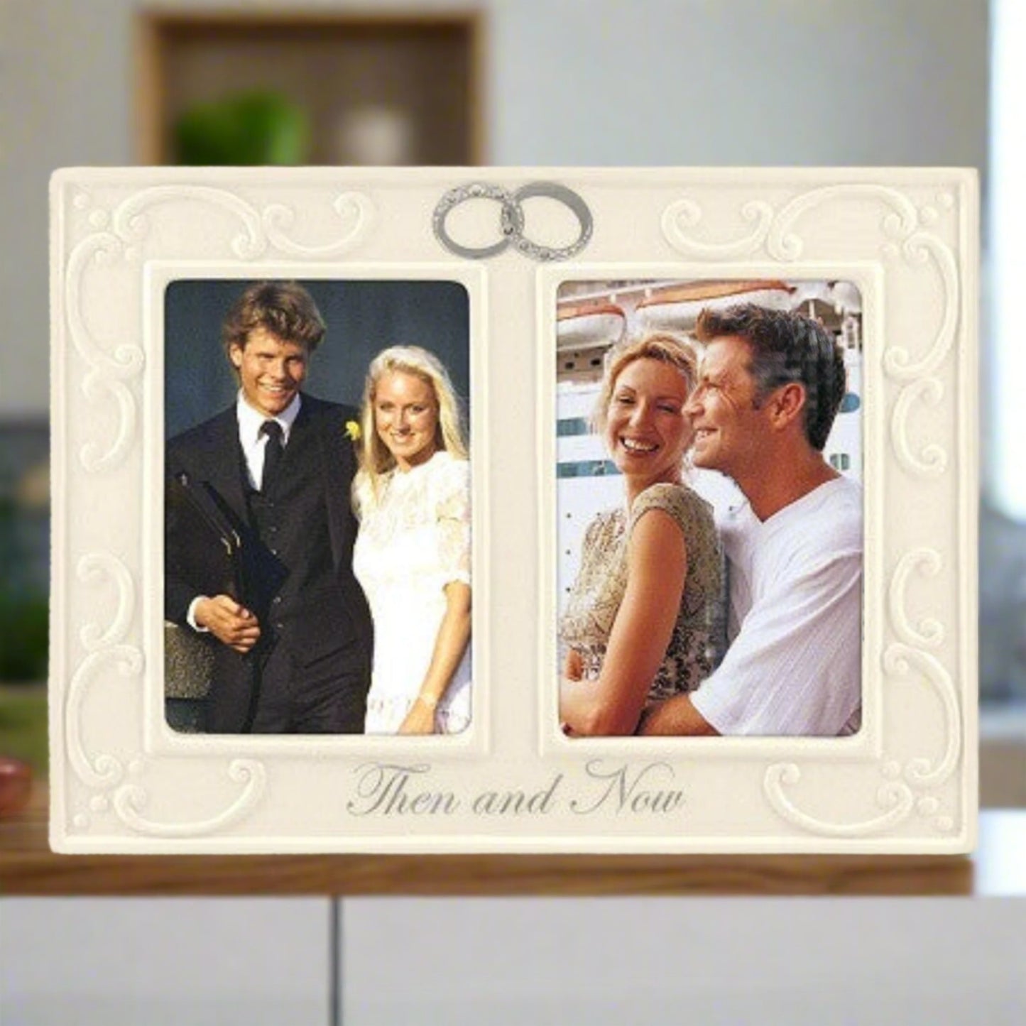 Malden ''Then and Now'' 2-Opening Collage Frame