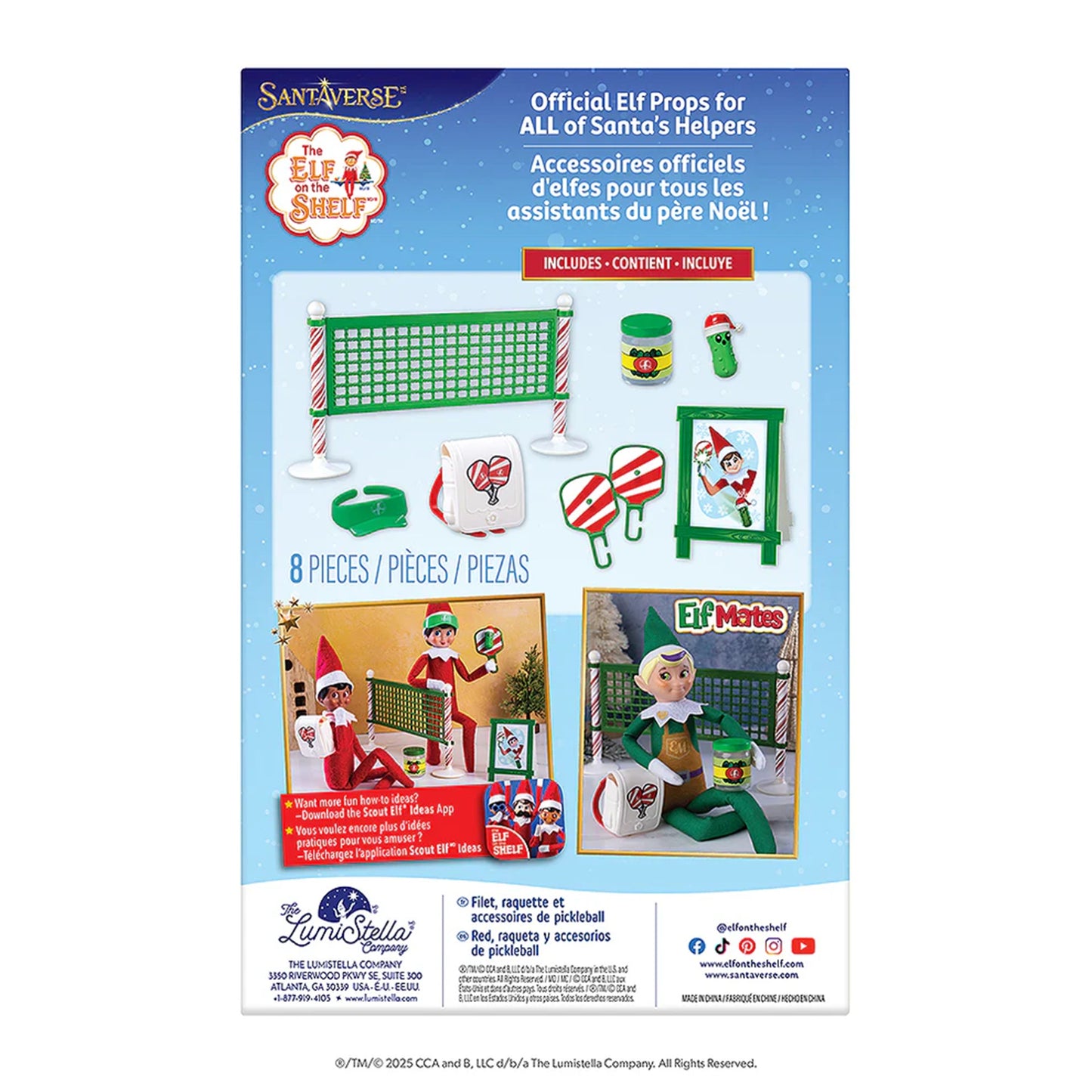 The Elf on the Shelf Polar Props Pickleball Play Pack