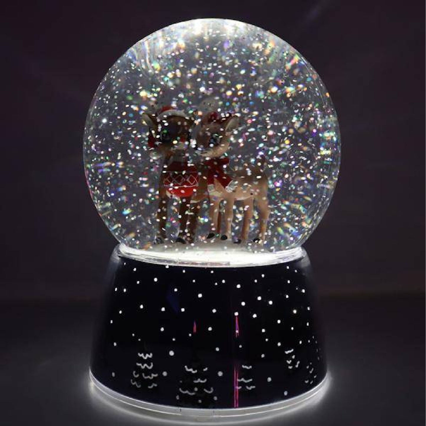 Roman Rudolph Musical LED Swirl Waterglobe