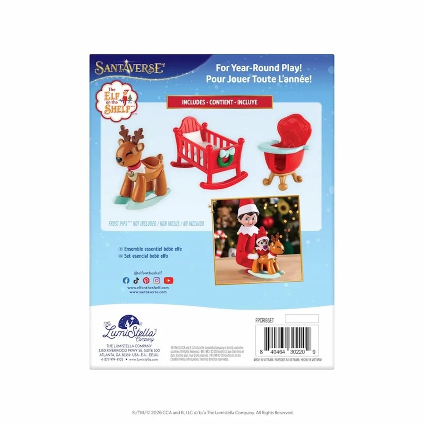 The Elf on the Shelf Elf Baby Nursery Essentials Play Set | Frost Pips®