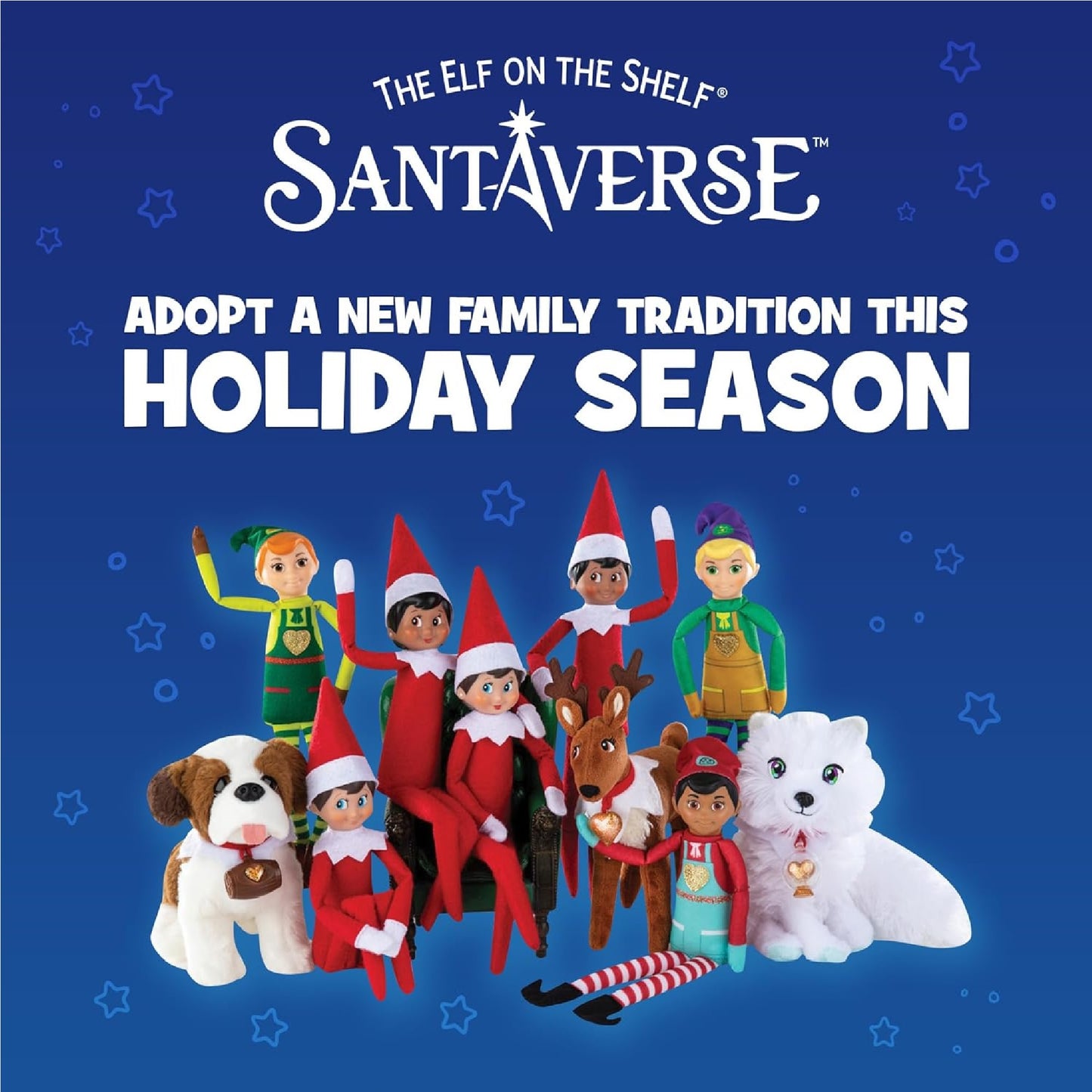 The Elf on the Shelf Frost Pips Mini Blooms Elf Baby Boy with Blue Eyes - Includes Frost Flower Cradle