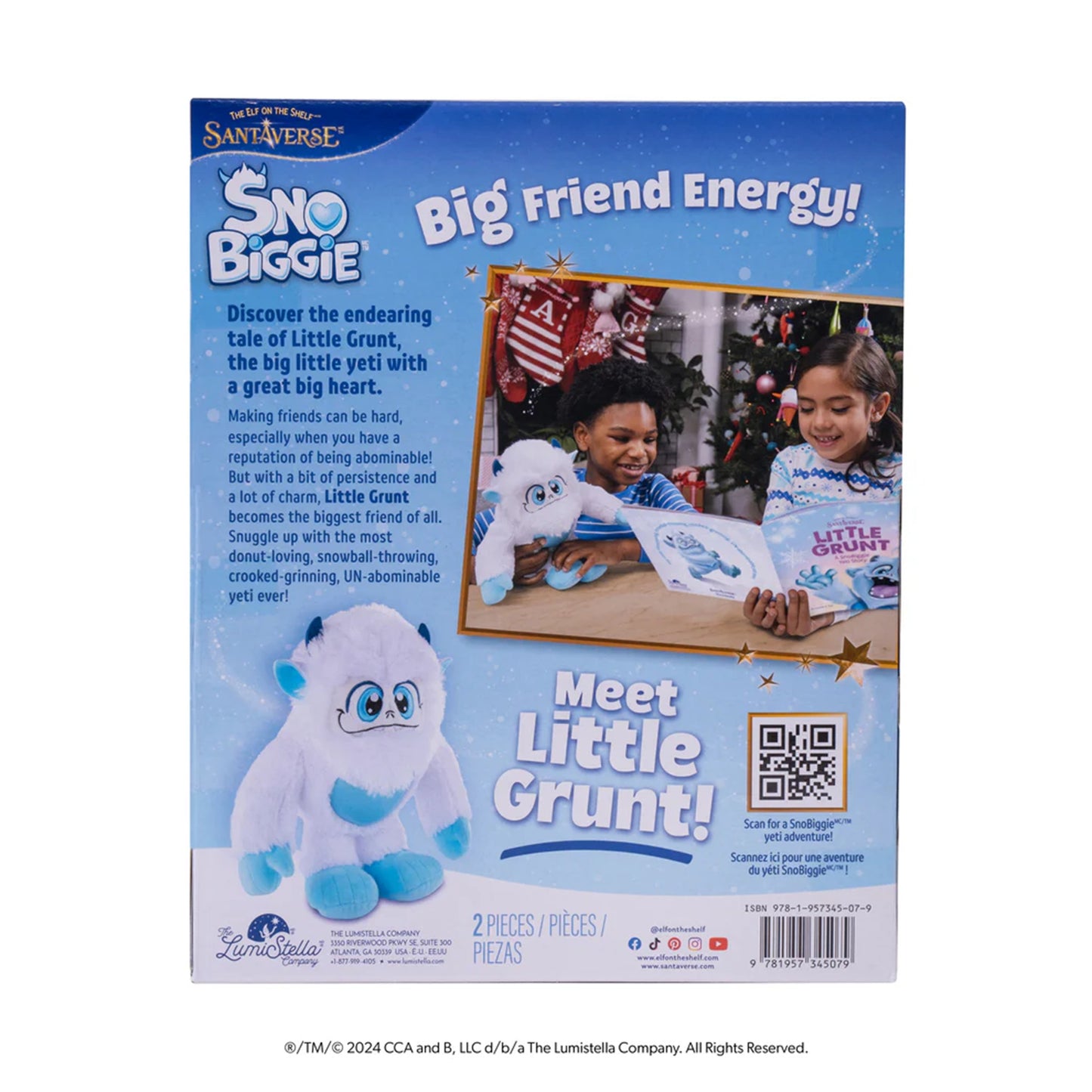 The Elf on the Shelf Little Grunt Plush Yeti and Book