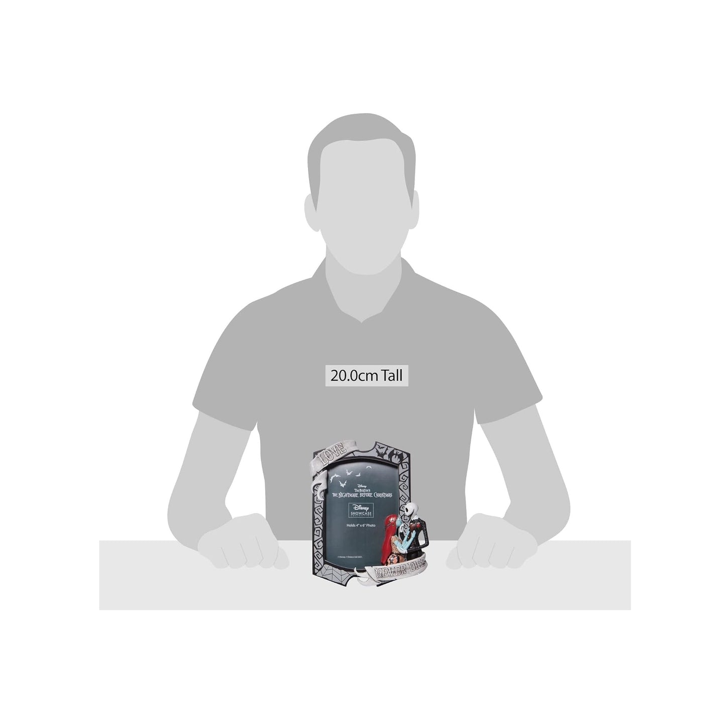 The Nightmare Before Christmas Disney Showcase Jack and Sally Picture Frame