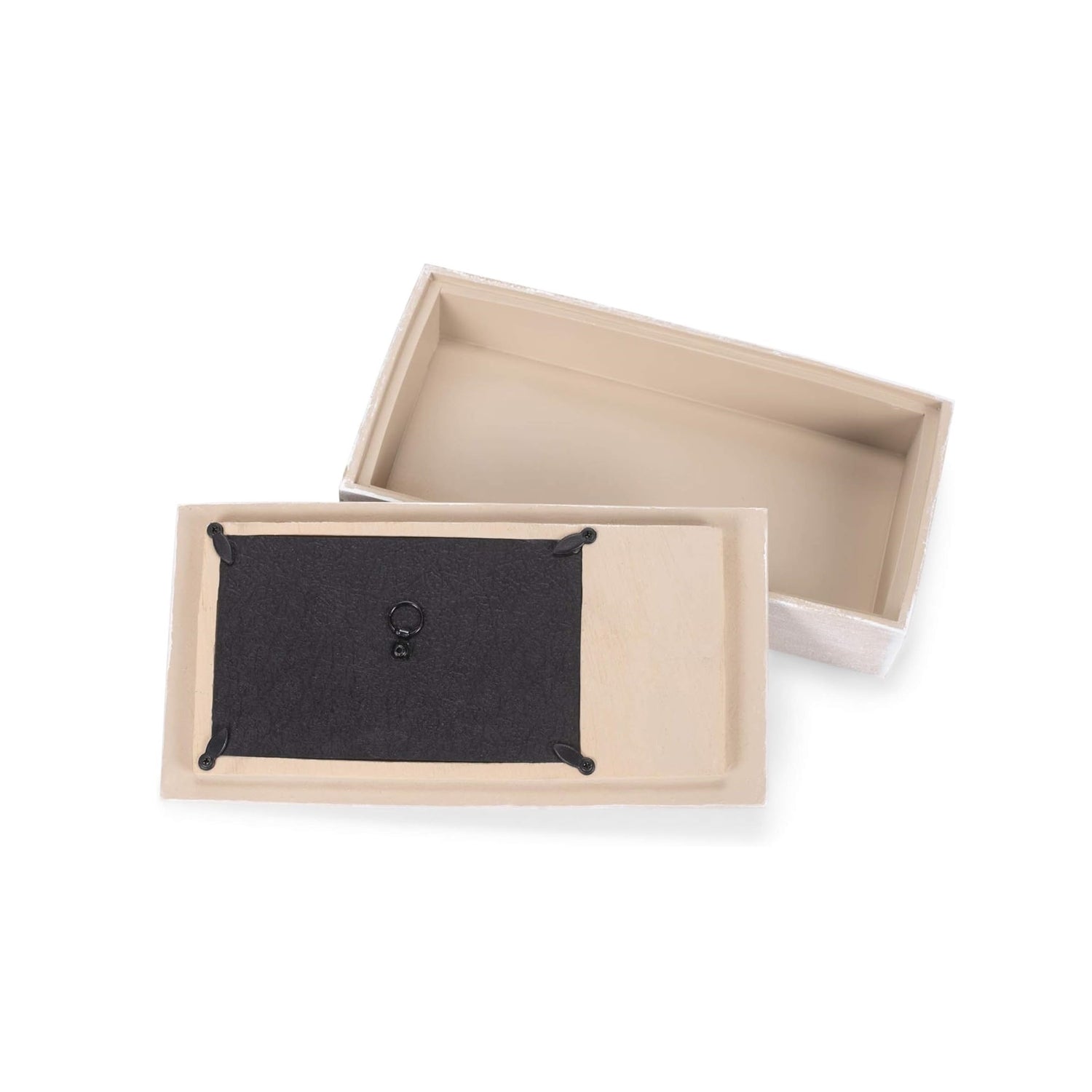 Roman Keepsake Confirmation Box with Cross and Frame 1.75" H