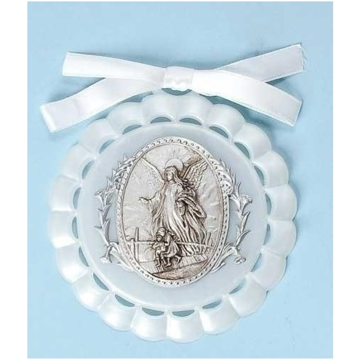 Roman Inc White Cradle Medal (Guardian Angel)