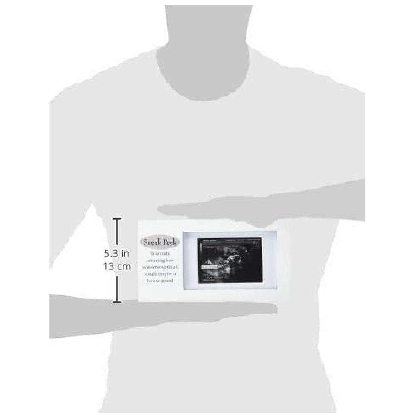 Malden Sneak Peek Sonogram Plaque 4" x 6" Picture Frame