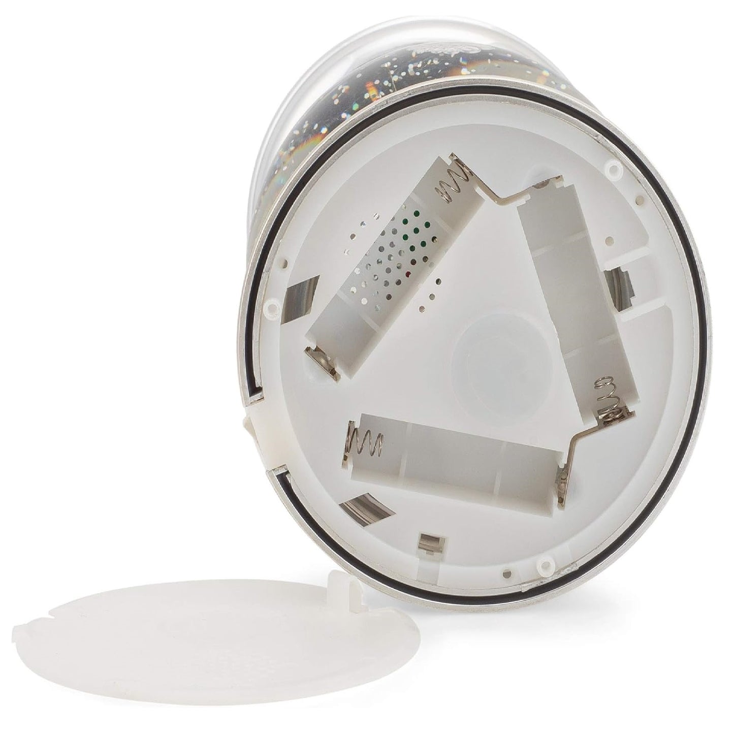 Roman LED Swirl Santa Pedestal Snow globe