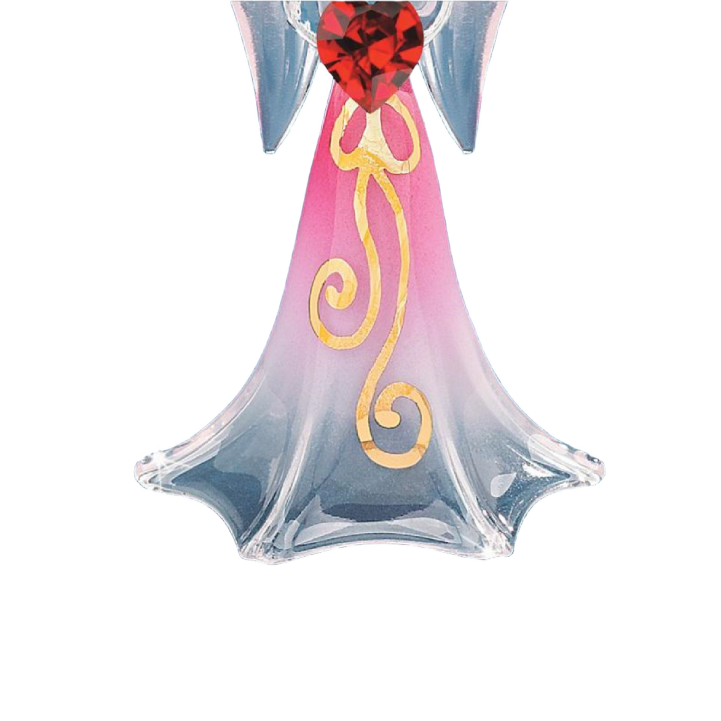 Red Angelique with Crystal