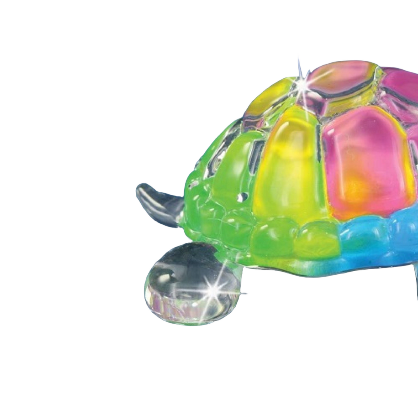 Turtle Figurine Rainbow Snow Cone