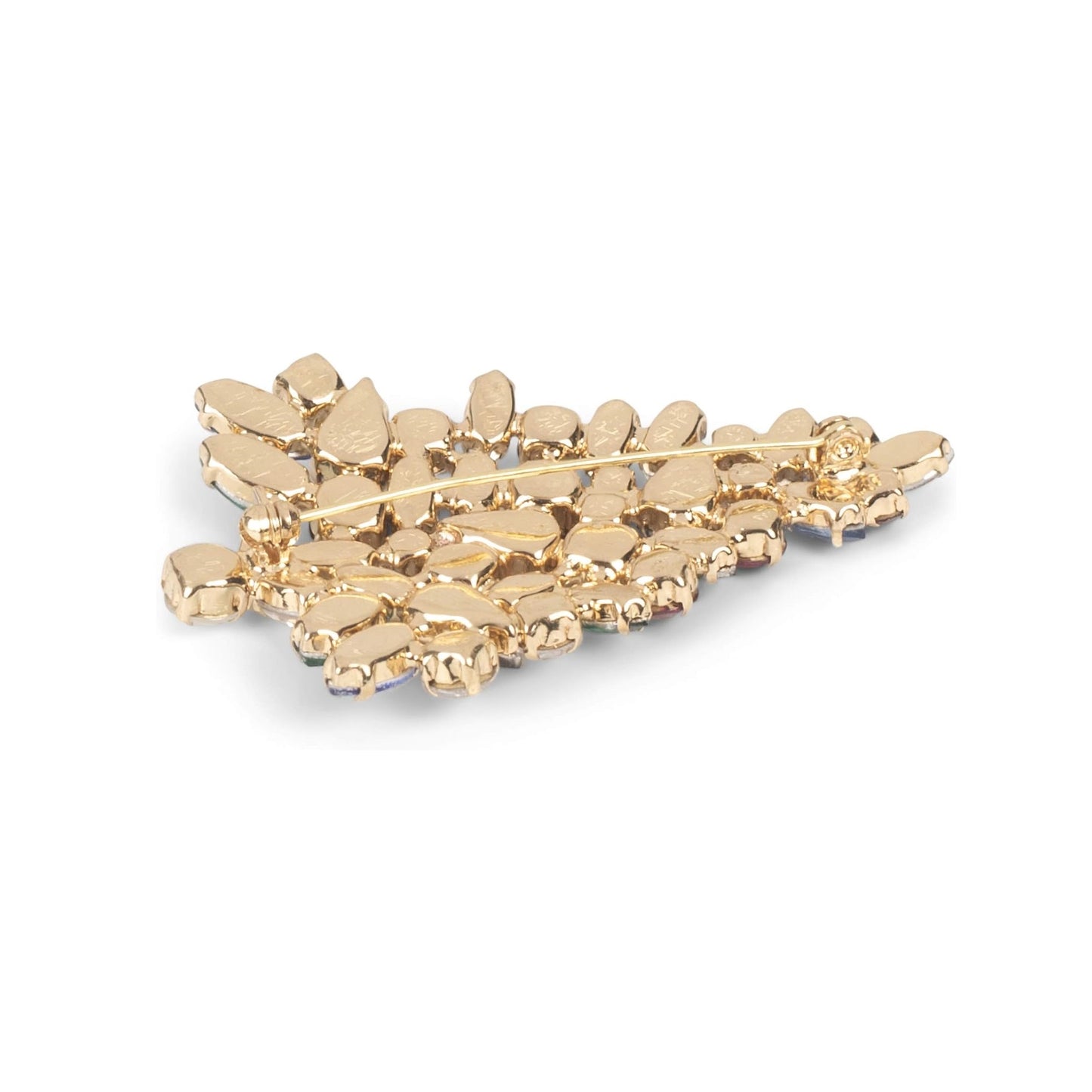 Roman Crystal Christmas Tree Pin