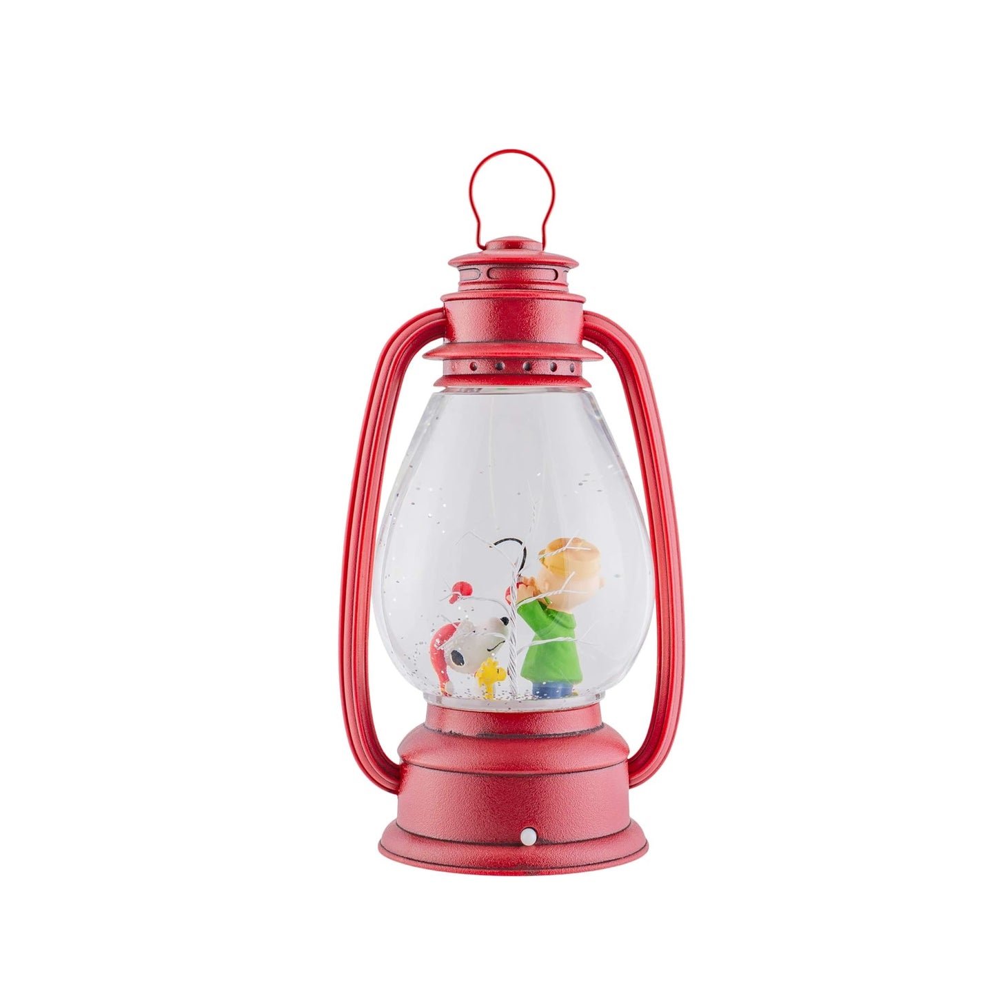 Roman Charlie Brown & Snoopy LED Swirl Lantern Waterglobe