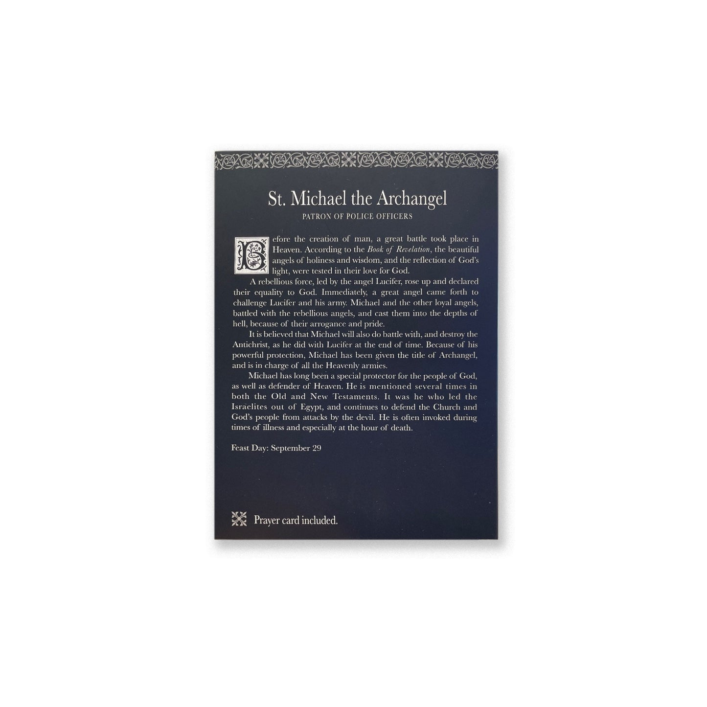 Roman St. Michael "Patron of Police Officers"