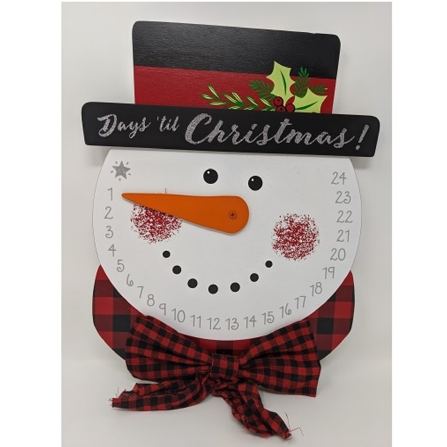 Malden Christmas Countdown Wood Calendar