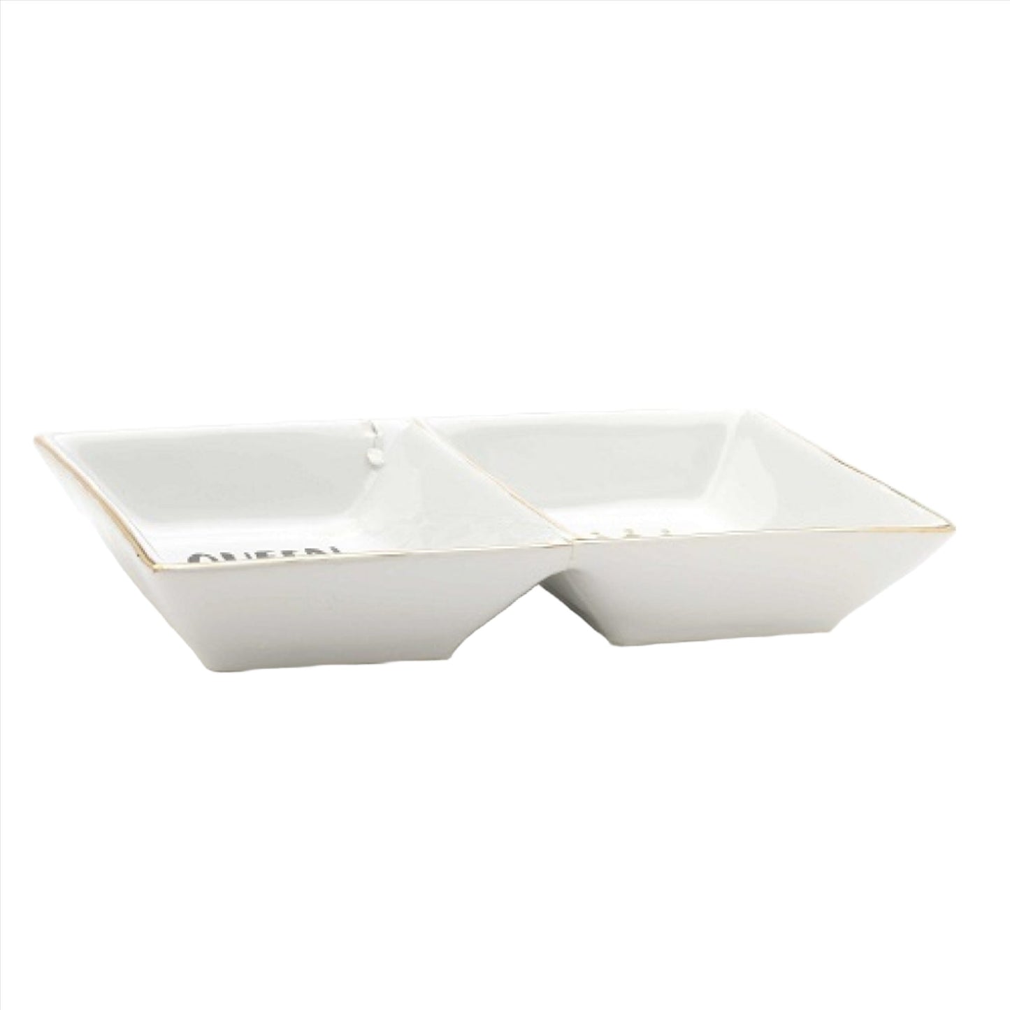 Mrs & Mr Queen King Gold Glitter Crown Double Tray Our Name Is Mud