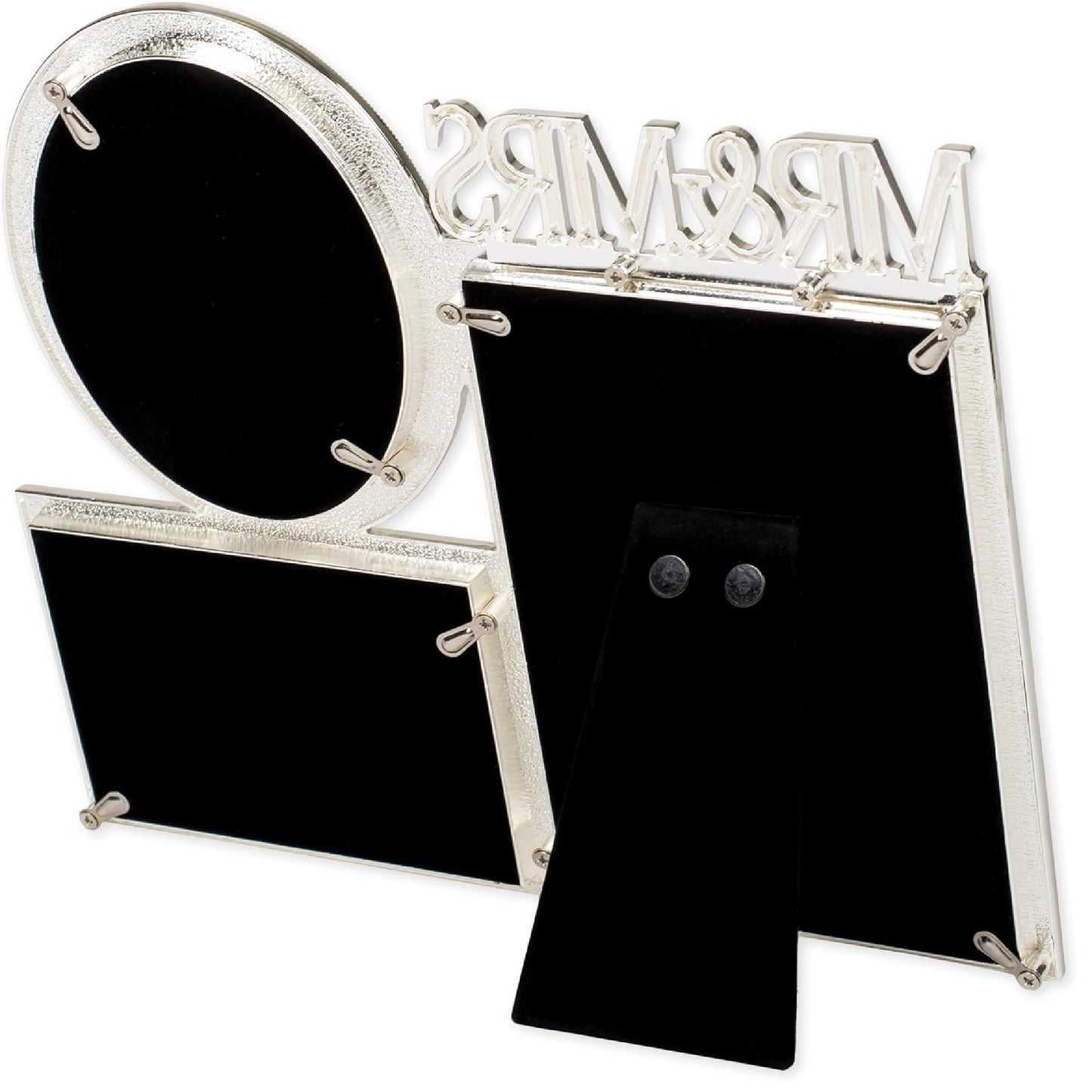 Roman 3-Photo MR & MRS Photo Frame Caroline Collection