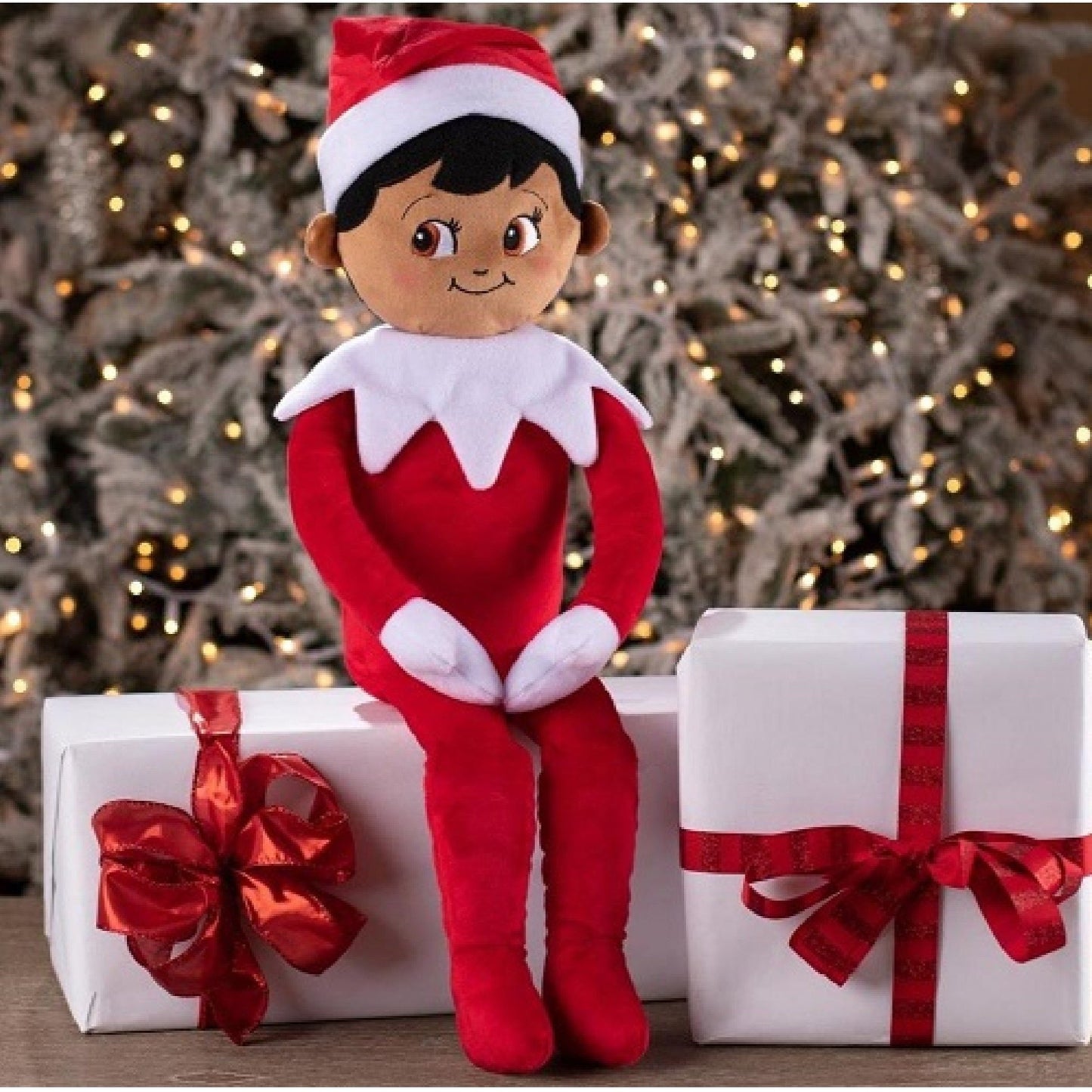 The Elf on the Shelf® Plushee Pals Huggable Boy Dark Tone