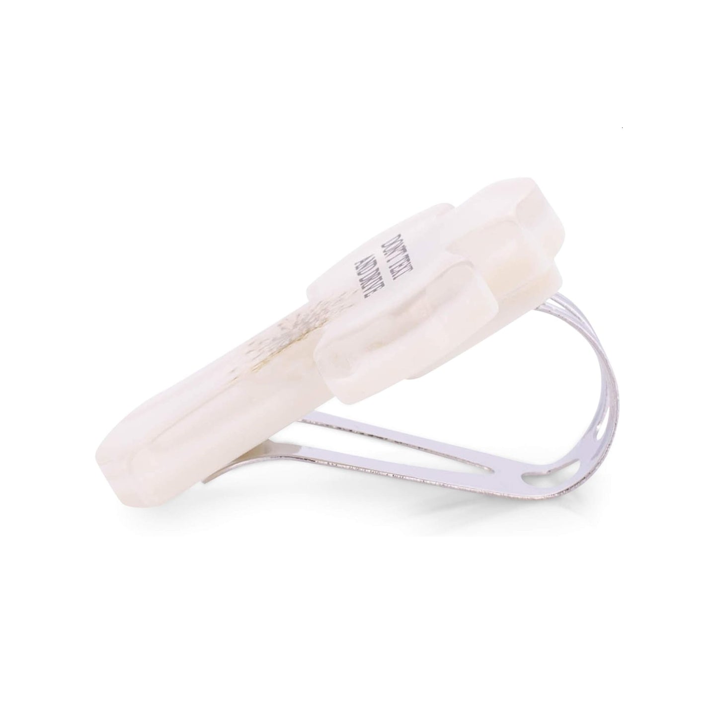 Roman White Flower Cross Visor clip