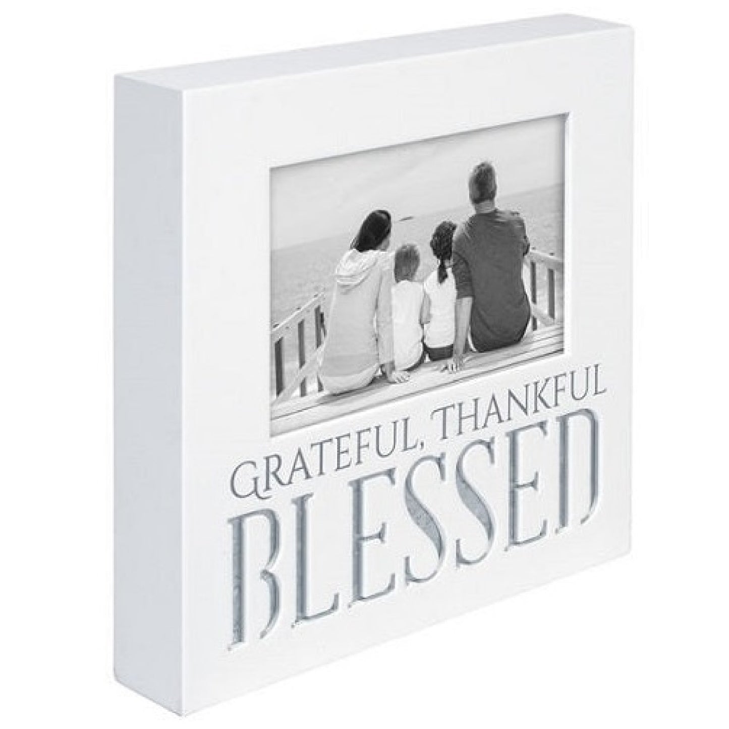 Malden "GRATEFUL, THANKFUL BLESSED" Laser Cut Frame