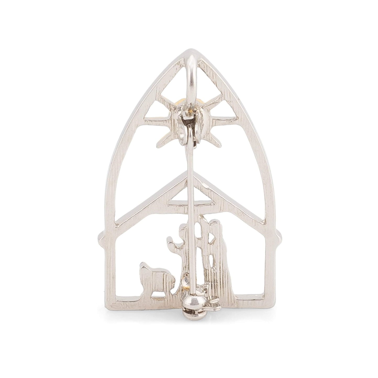 Roman Nativity Pin Pendant