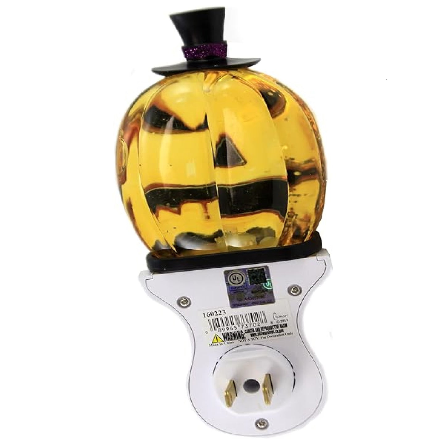 Roman Swirl Jack O Lantern Night Light