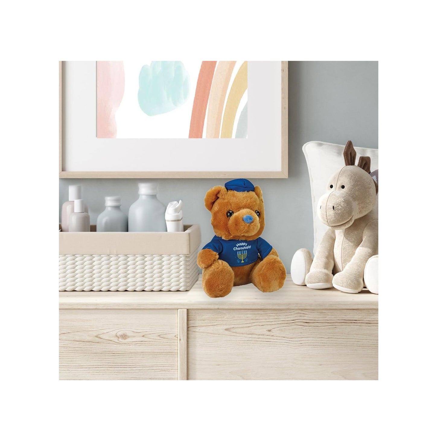 Rite Lite "Happy Chanukah" Teddy Bear with T-Shirt