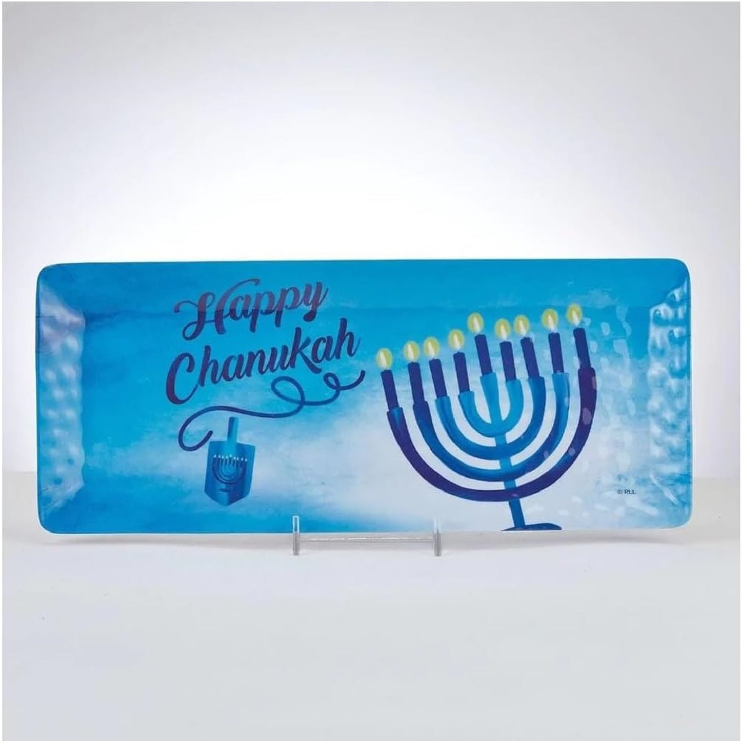 Happy Chanukah Rectangular Melamine Tray