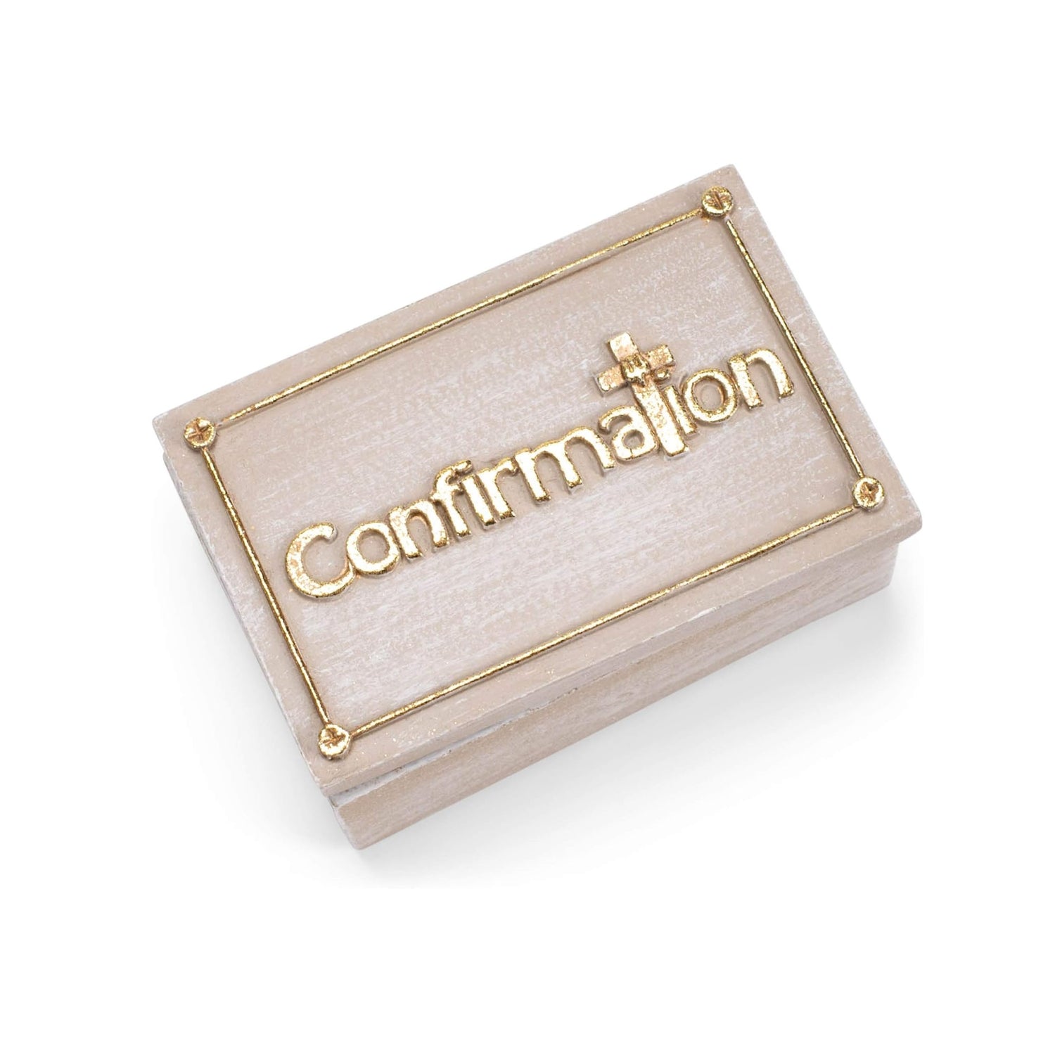 Roman 1.25 in. Keepsake Box - Confirmation