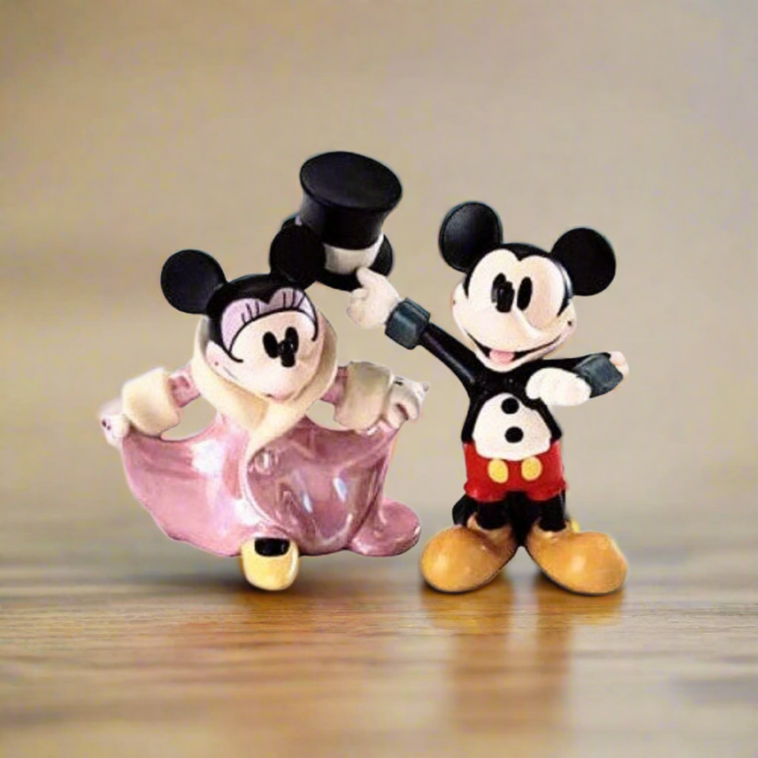 WDCC Mickey and Minnie Mouse "Top Hat and Tails" (Mickey) and "All Dolled Up" (Minnie)