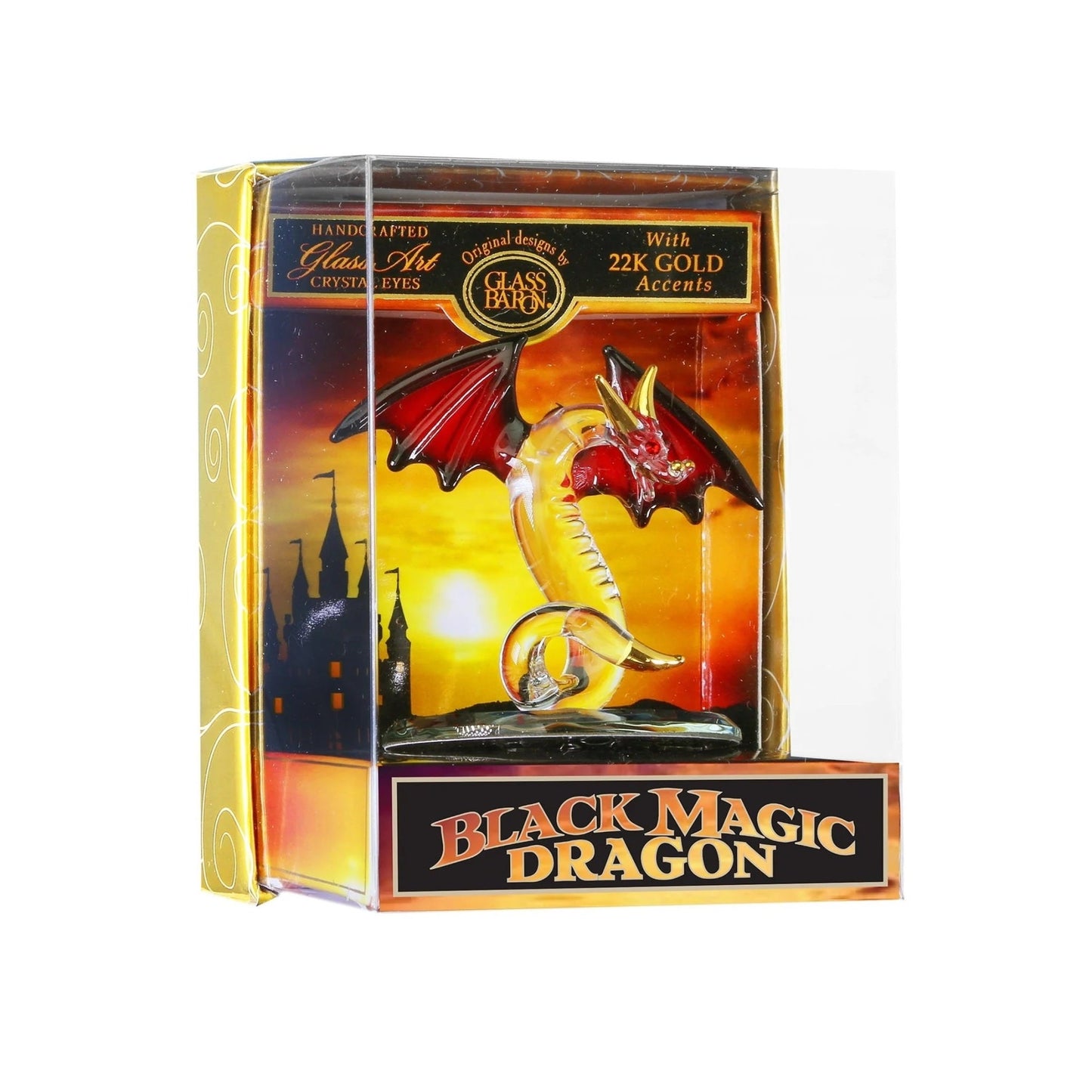 Keepsake Box "Black Magic" Dragon by Glass Baron