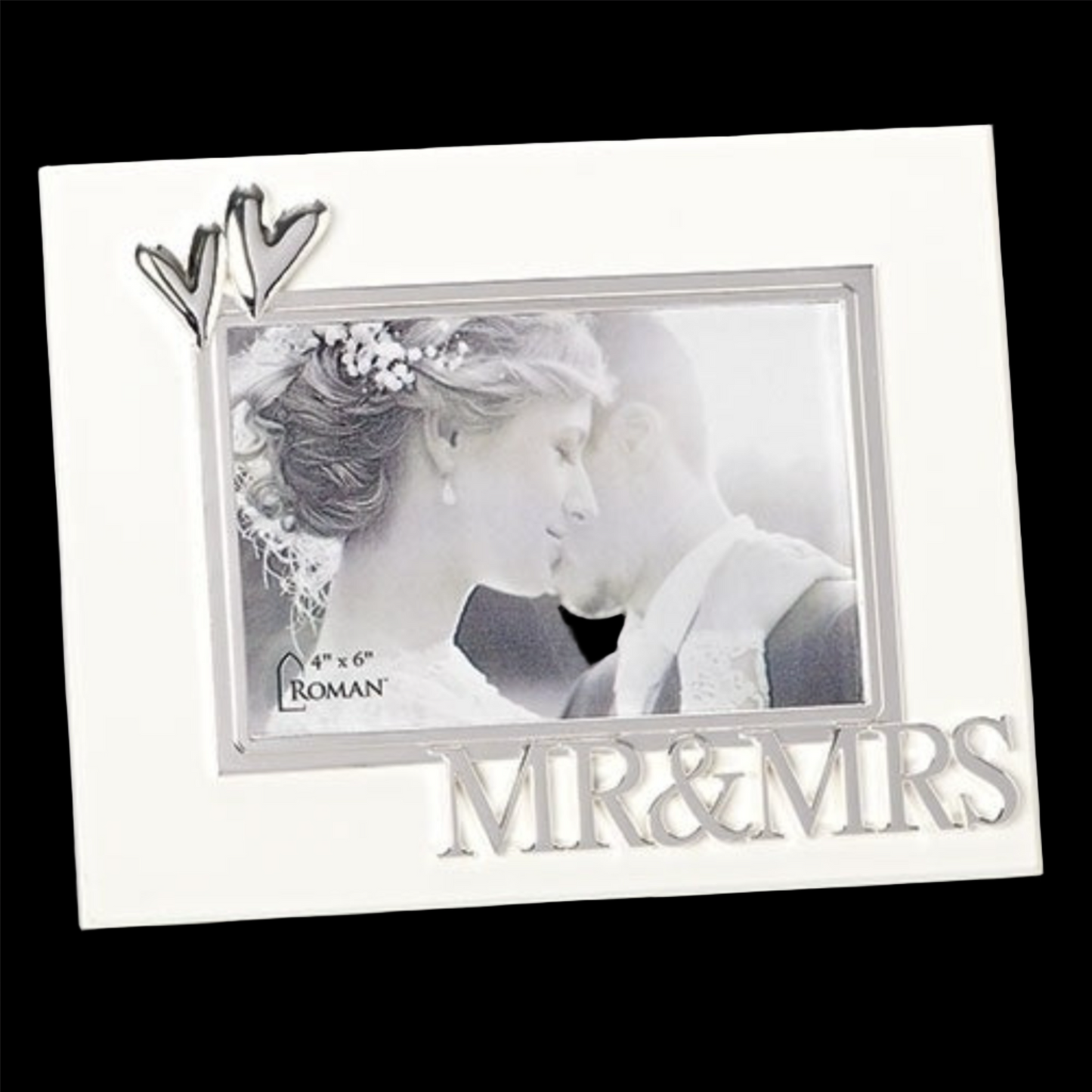 Mr & Mrs 7" H Frame by Caroline Collection