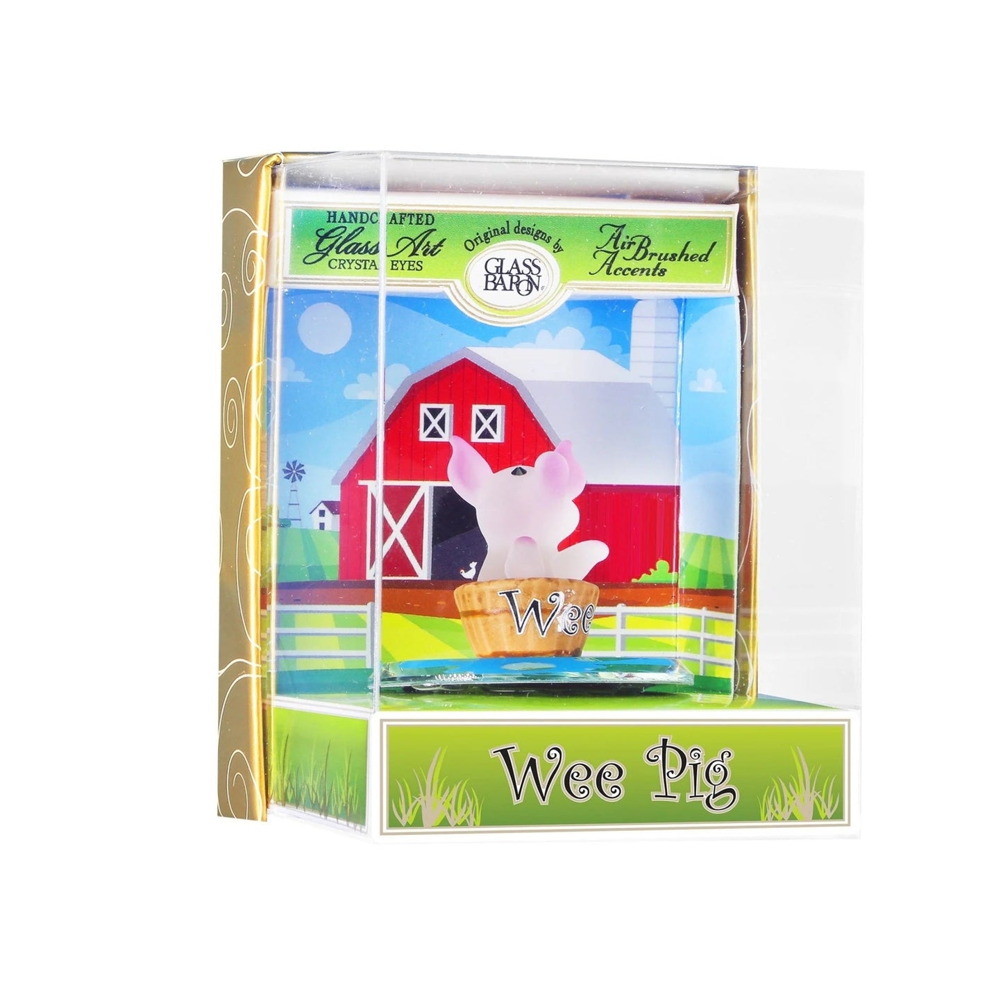 Keepsake Box Wee Pig by Glass Baron