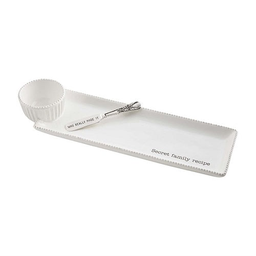 Mud Pie Secret Recipe Dip Tray Set of 2