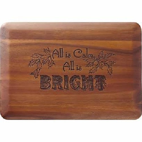 Home for the Holidays All Is Calm; All Is Bright Cutting Board by Lenox