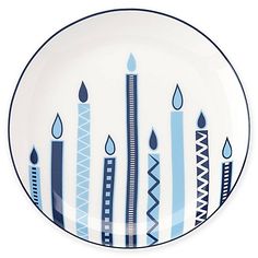 Lenox Festival Of Lights Candle Dessert Plate